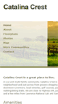 Mobile Screenshot of catalinacrestapts.com